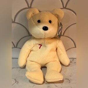 Bamm Beano’s Rodriguez #7‎ Cream Colored With Red Writing *NWT*